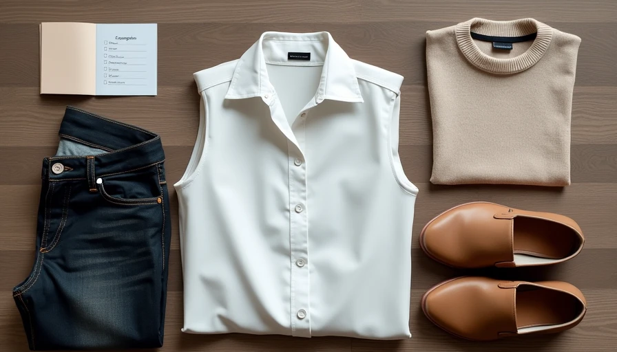 Visual context for capsule wardrobe checklist
