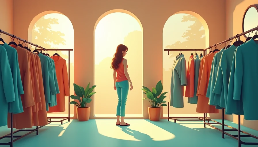 Visual context for outfit suggestions for women