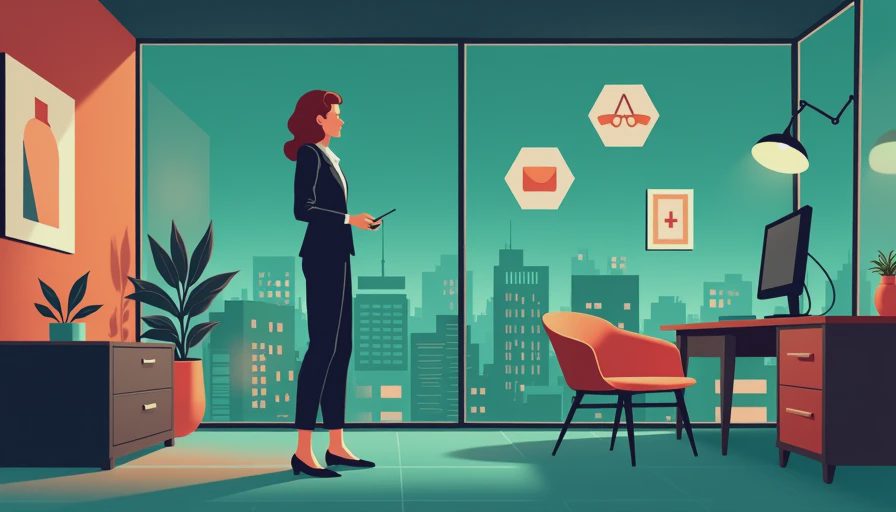 Visual context for simple work outfits