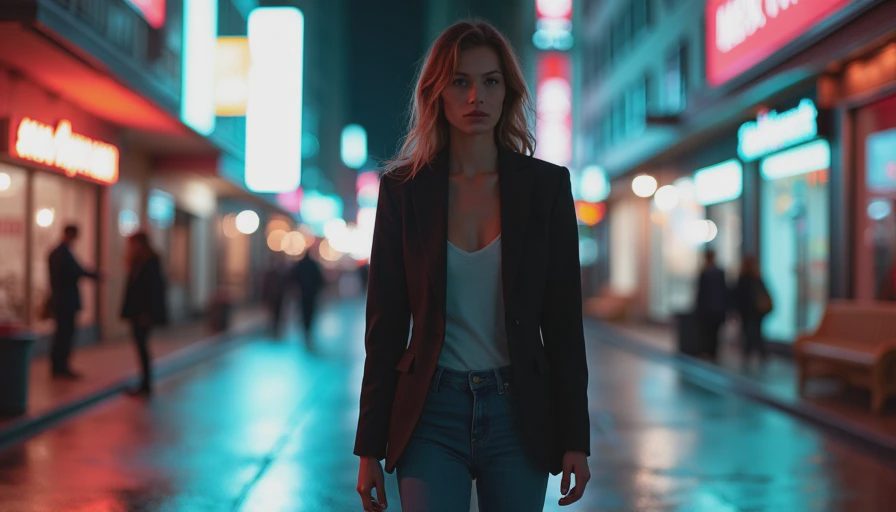 Visual context for elevated casual style